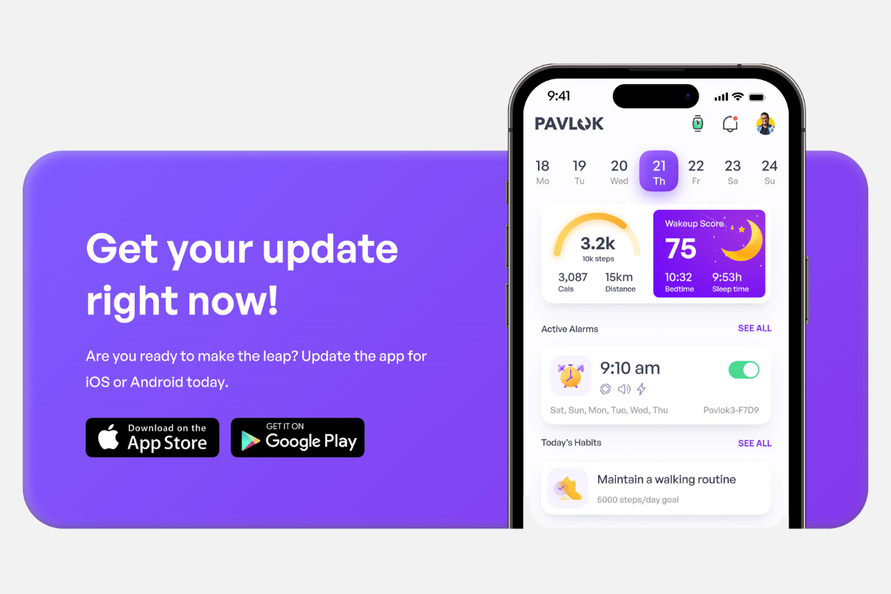 Pavlok App Update